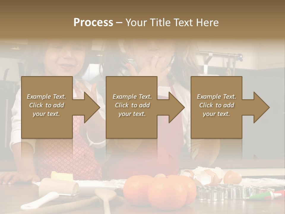 Child Woman Son PowerPoint Template