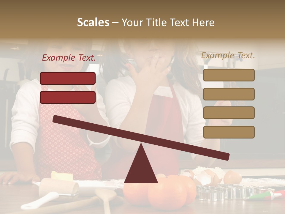 Child Woman Son PowerPoint Template