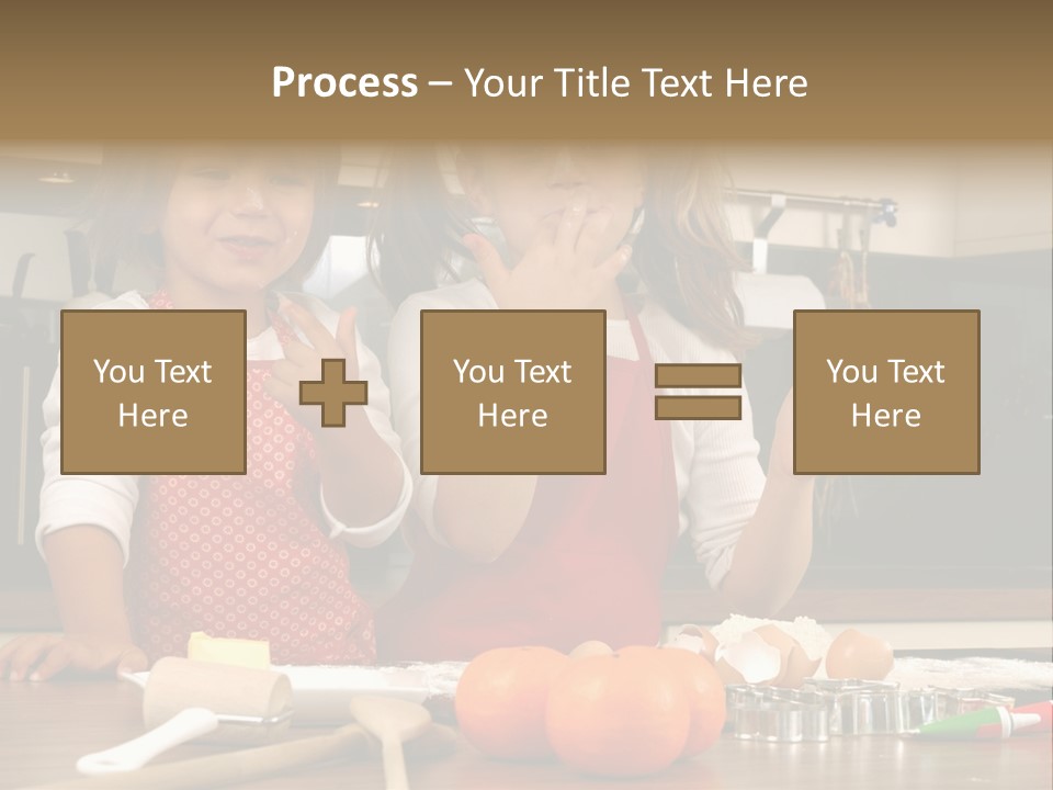 Child Woman Son PowerPoint Template