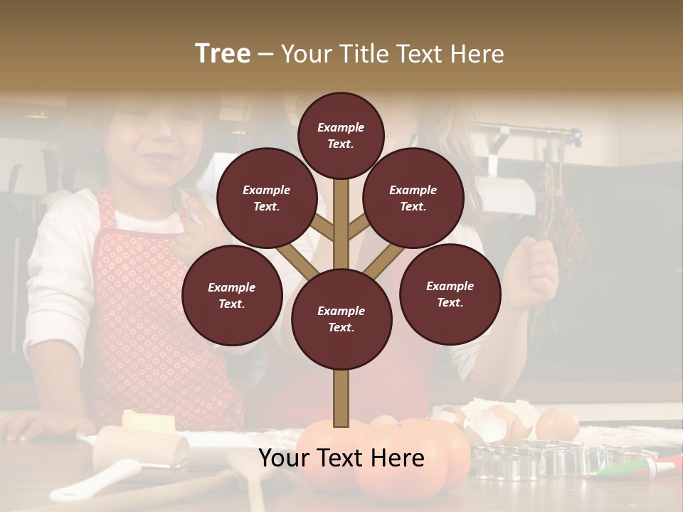 Child Woman Son PowerPoint Template