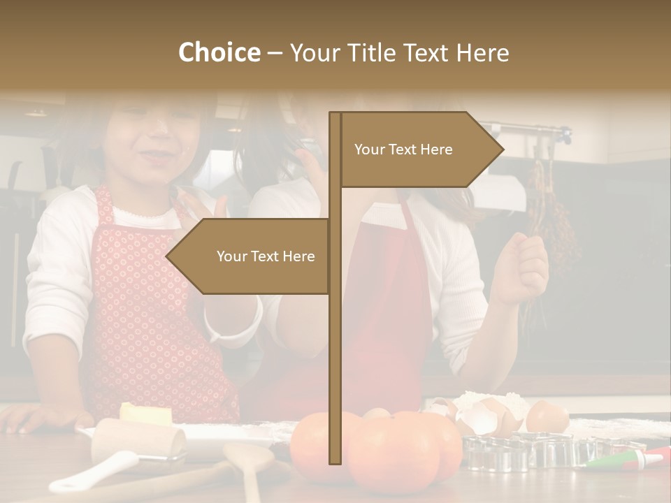 Child Woman Son PowerPoint Template