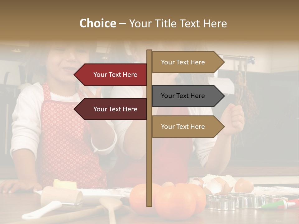 Child Woman Son PowerPoint Template