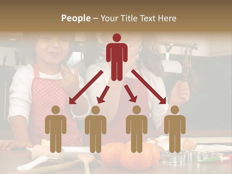 Child Woman Son PowerPoint Template