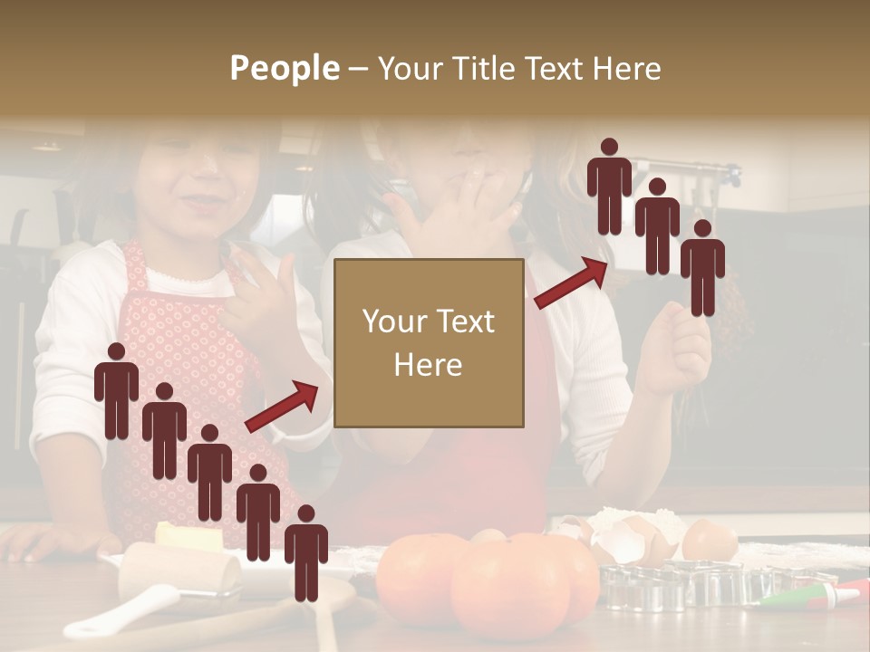 Child Woman Son PowerPoint Template