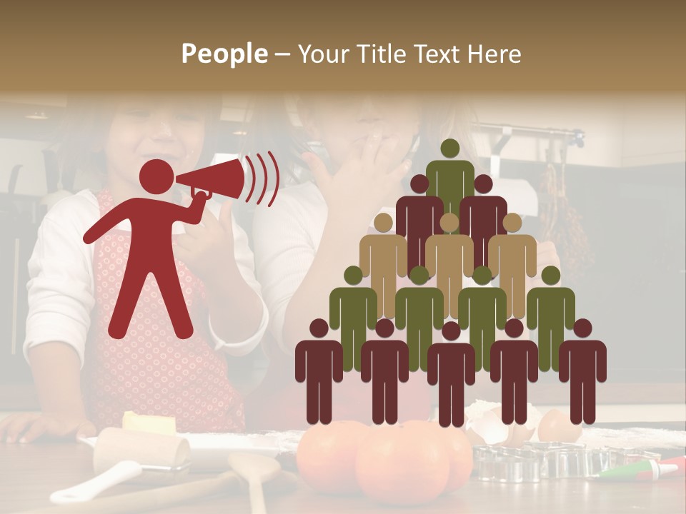 Child Woman Son PowerPoint Template