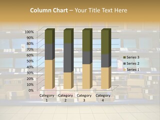 A Large Display Of Televisions In A Store PowerPoint Template