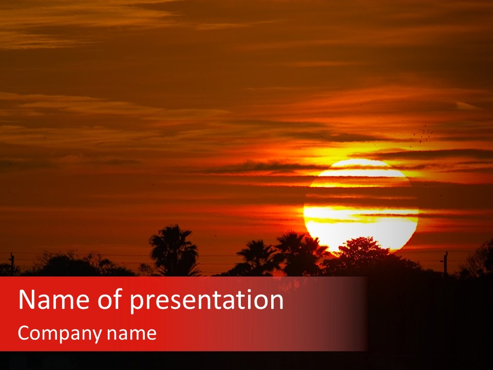 Day Beautiful Heavens PowerPoint Template