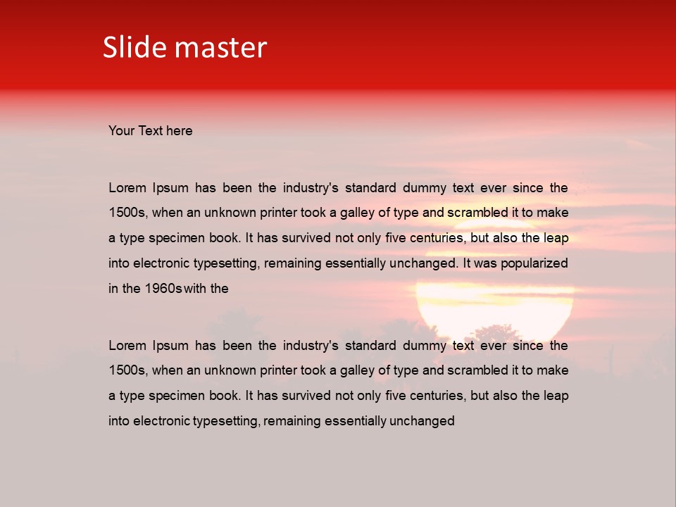 Day Beautiful Heavens PowerPoint Template