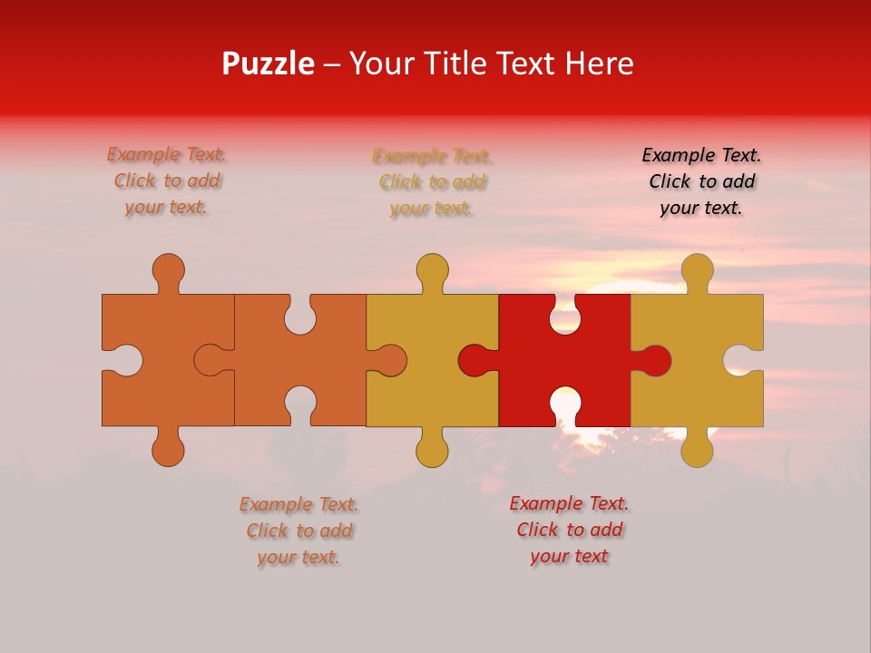 Day Beautiful Heavens PowerPoint Template