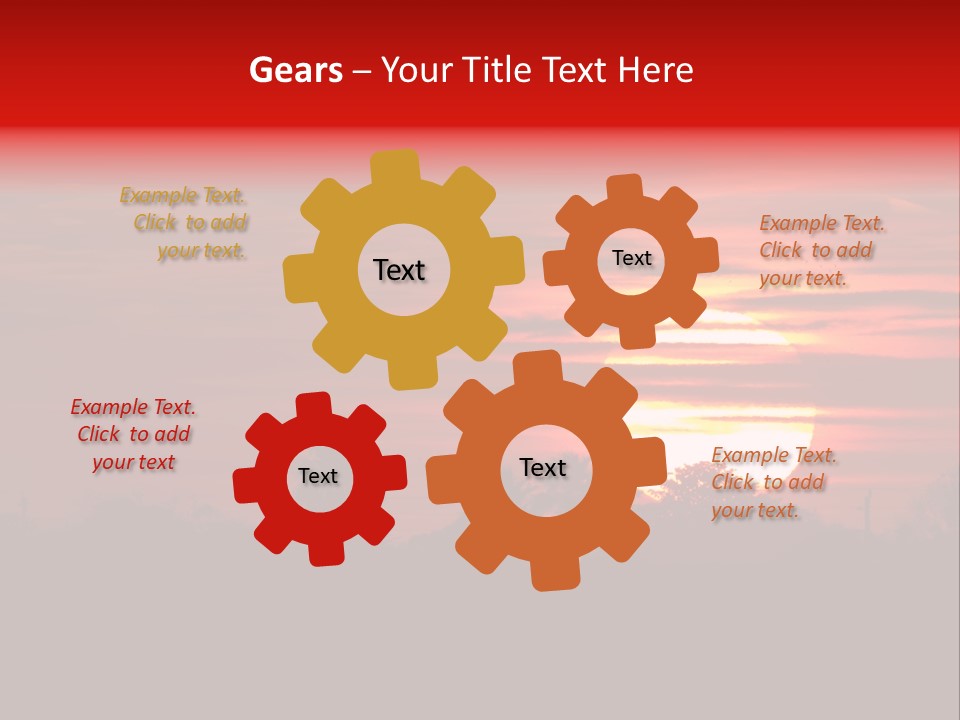 Day Beautiful Heavens PowerPoint Template