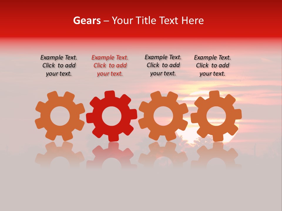 Day Beautiful Heavens PowerPoint Template