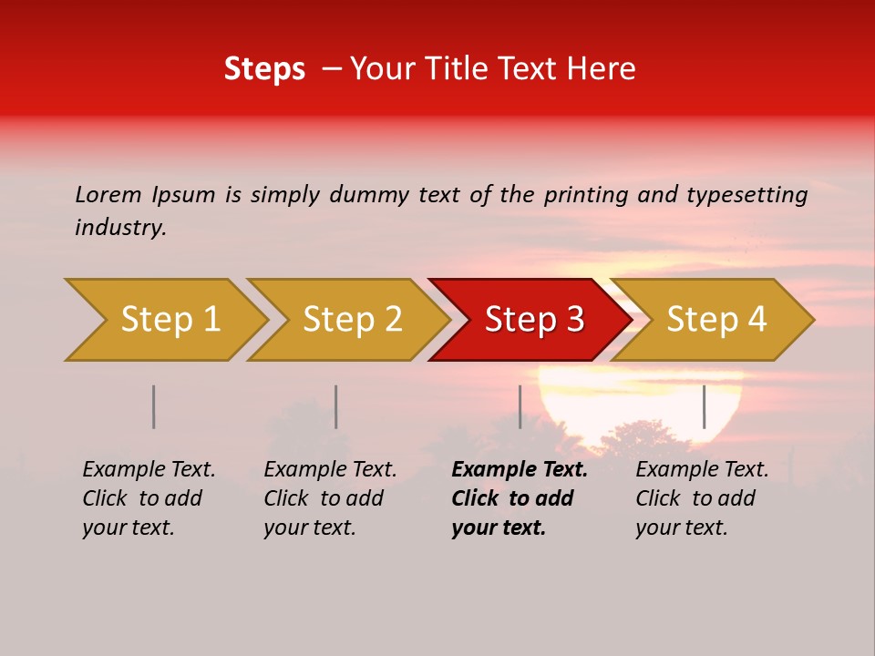 Day Beautiful Heavens PowerPoint Template