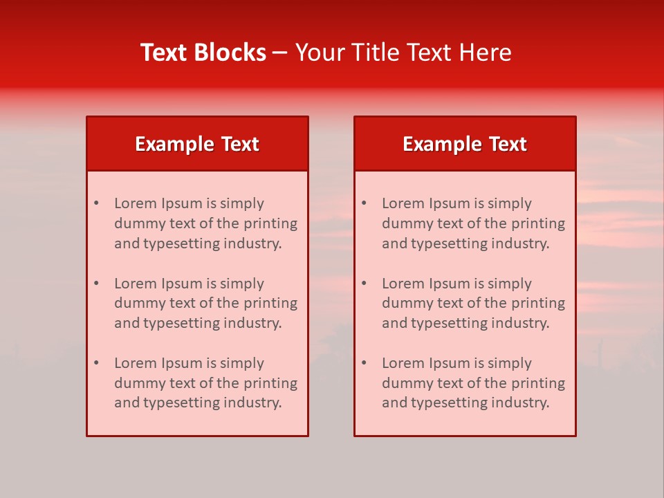 Day Beautiful Heavens PowerPoint Template