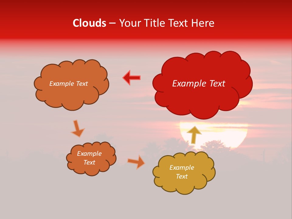 Day Beautiful Heavens PowerPoint Template
