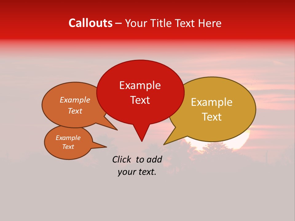 Day Beautiful Heavens PowerPoint Template