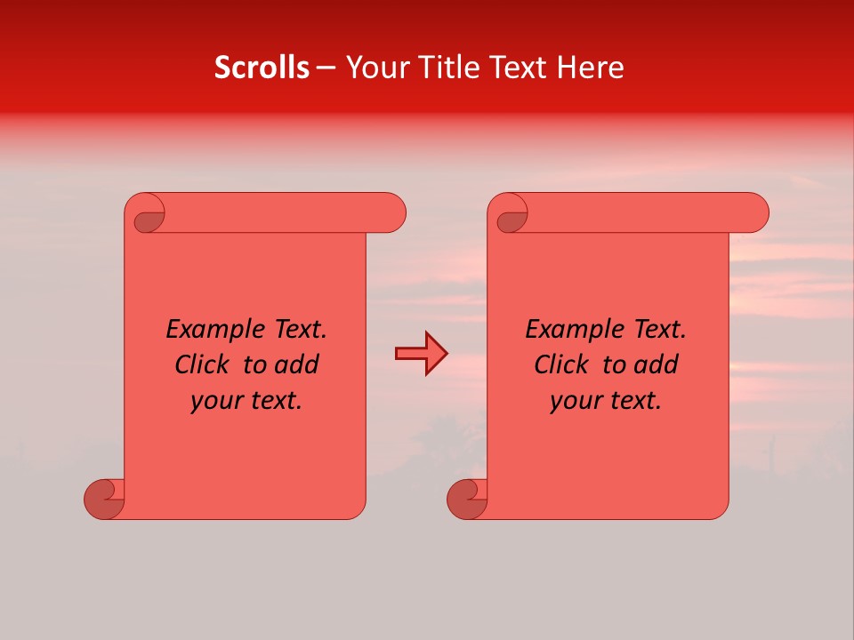 Day Beautiful Heavens PowerPoint Template