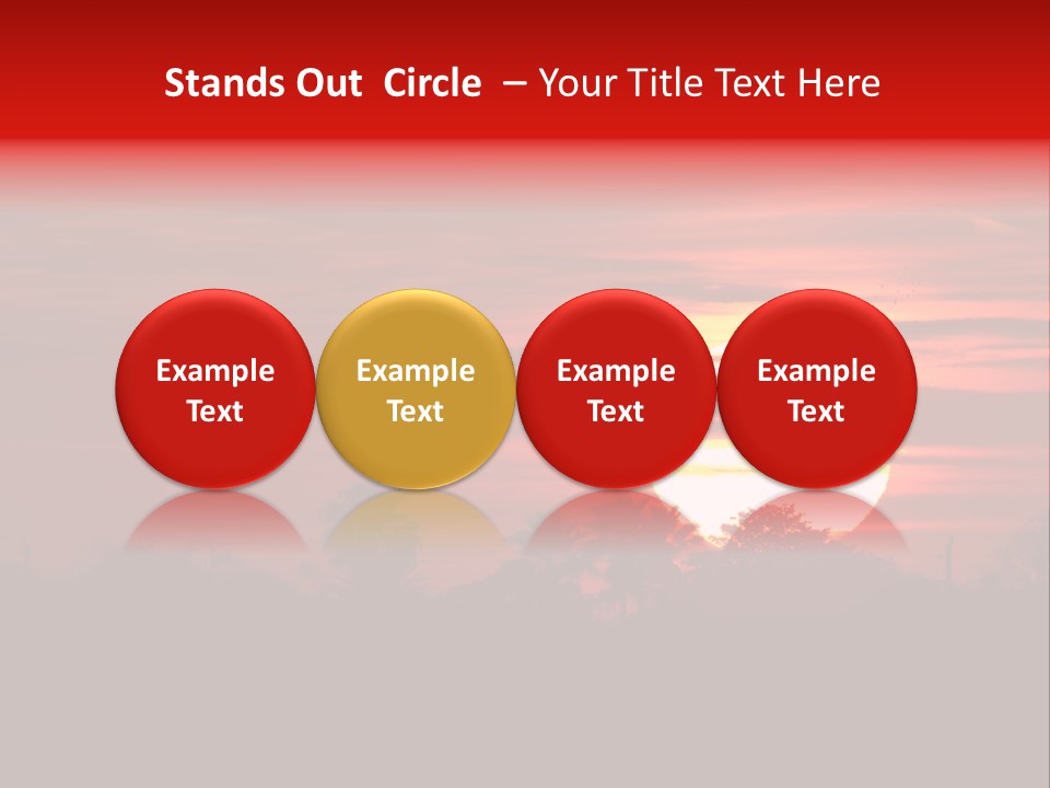 Day Beautiful Heavens PowerPoint Template