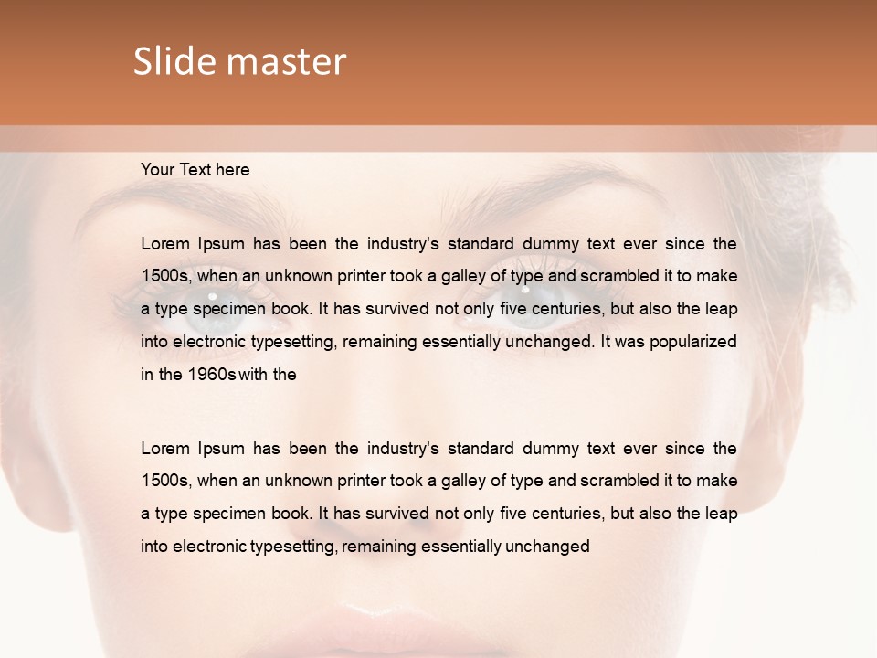 Natural One Blue PowerPoint Template