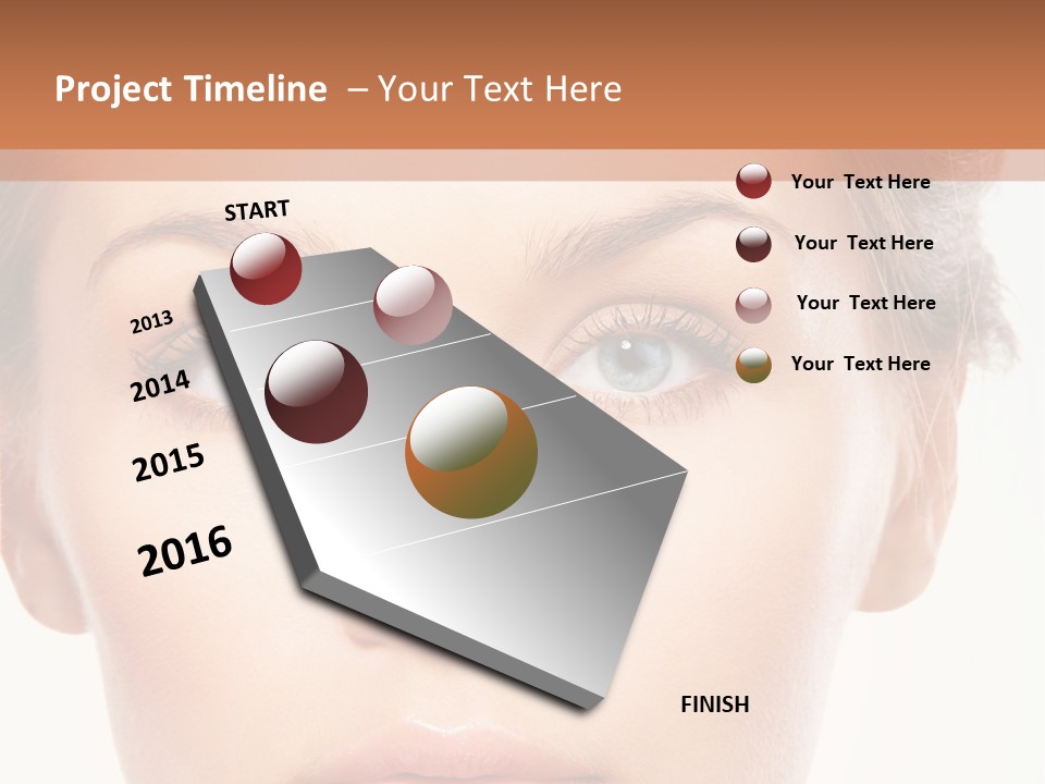 Natural One Blue PowerPoint Template