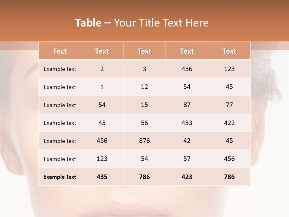 Natural One Blue PowerPoint Template