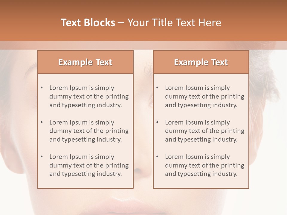 Natural One Blue PowerPoint Template