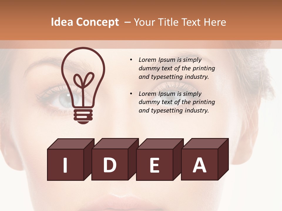 Natural One Blue PowerPoint Template