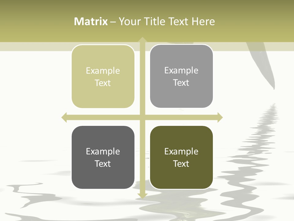 Drop Food Leaves PowerPoint Template