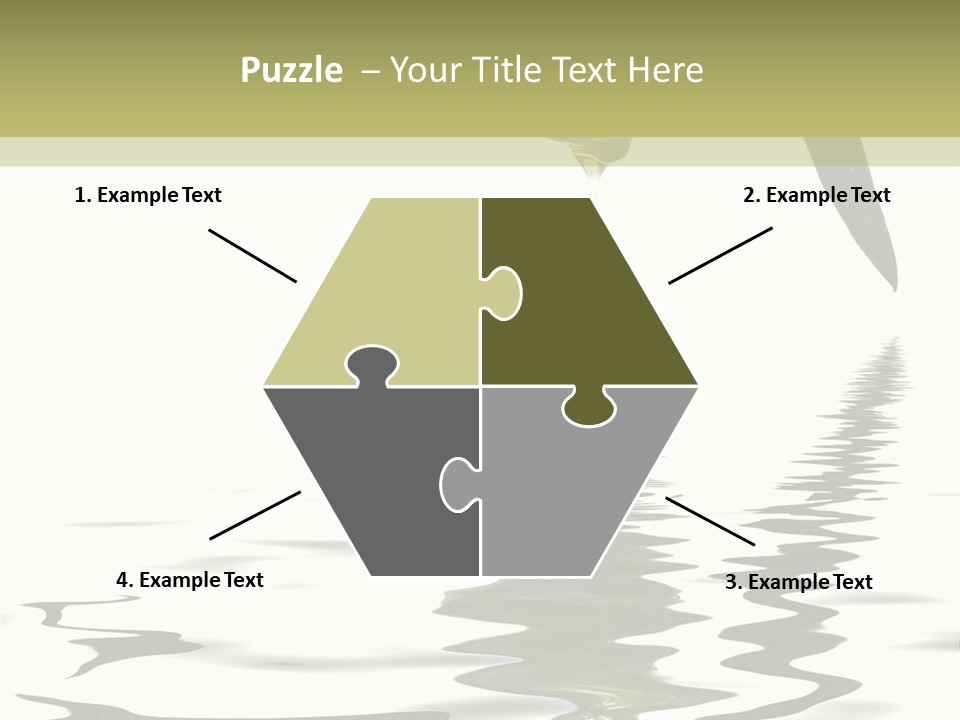 Drop Food Leaves PowerPoint Template