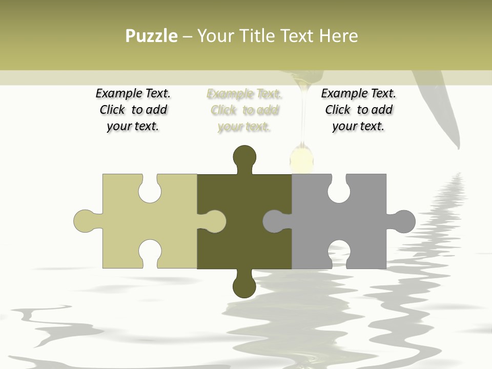 Drop Food Leaves PowerPoint Template