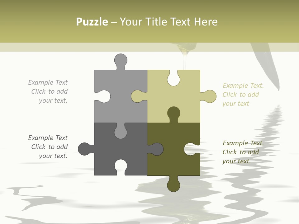 Drop Food Leaves PowerPoint Template