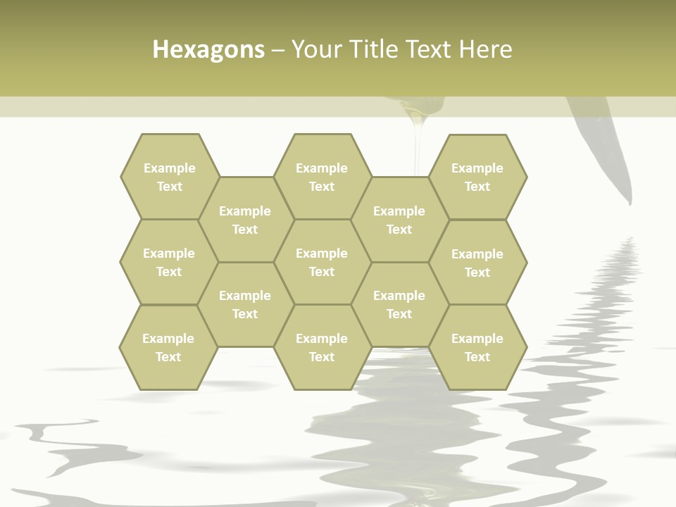 Drop Food Leaves PowerPoint Template