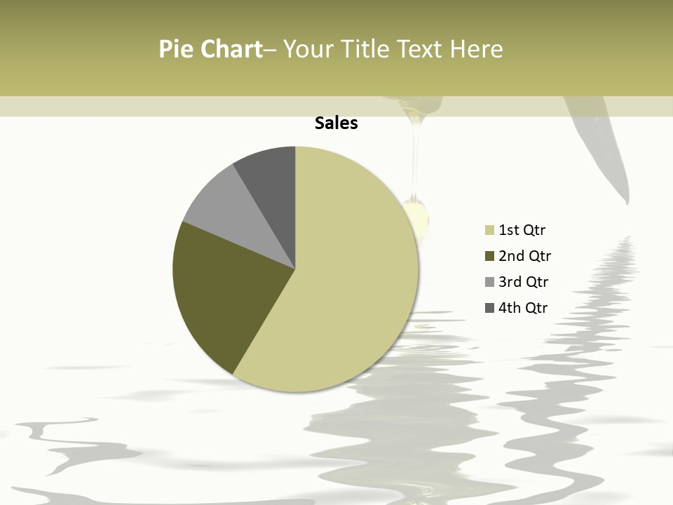 Drop Food Leaves PowerPoint Template
