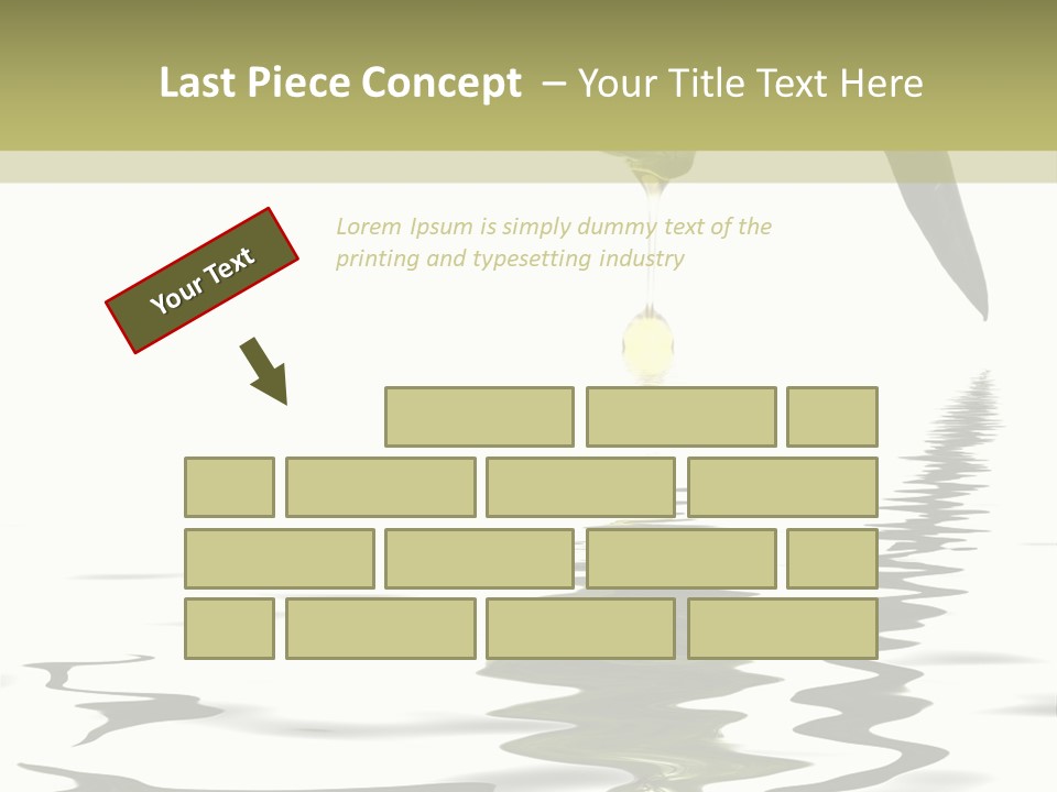 Drop Food Leaves PowerPoint Template
