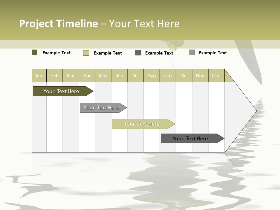 Drop Food Leaves PowerPoint Template