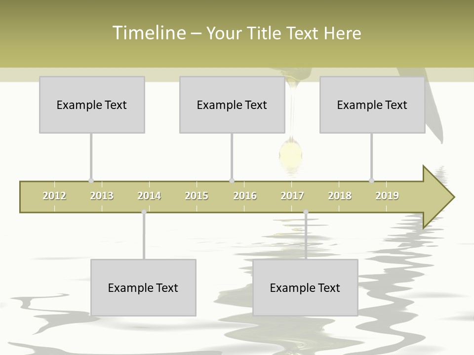 Drop Food Leaves PowerPoint Template