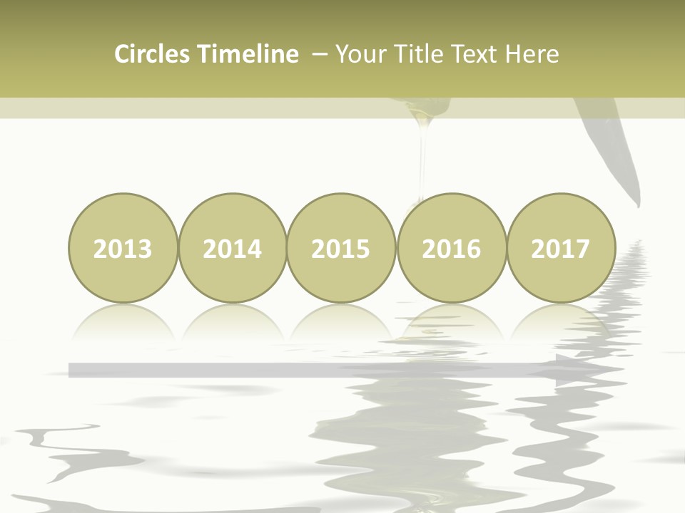 Drop Food Leaves PowerPoint Template