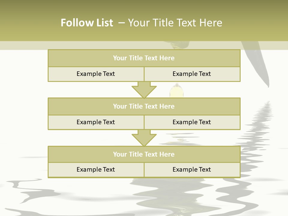 Drop Food Leaves PowerPoint Template