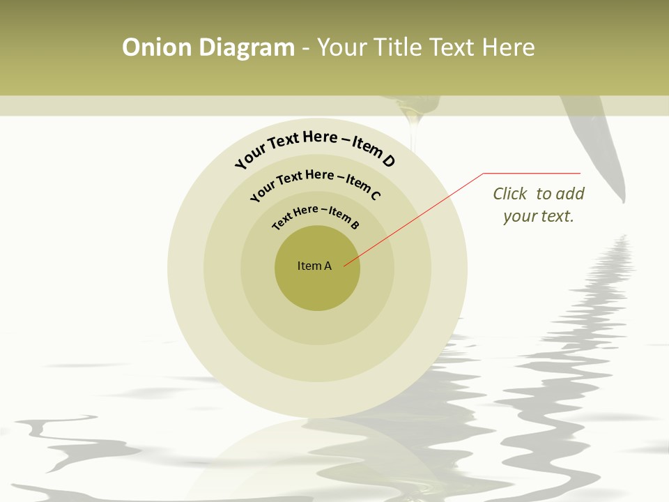 Drop Food Leaves PowerPoint Template
