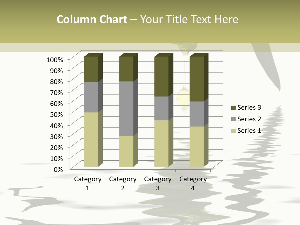 Drop Food Leaves PowerPoint Template