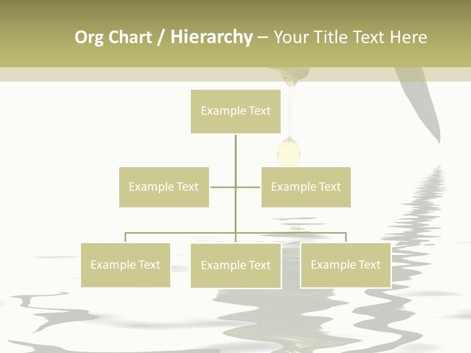 Drop Food Leaves PowerPoint Template