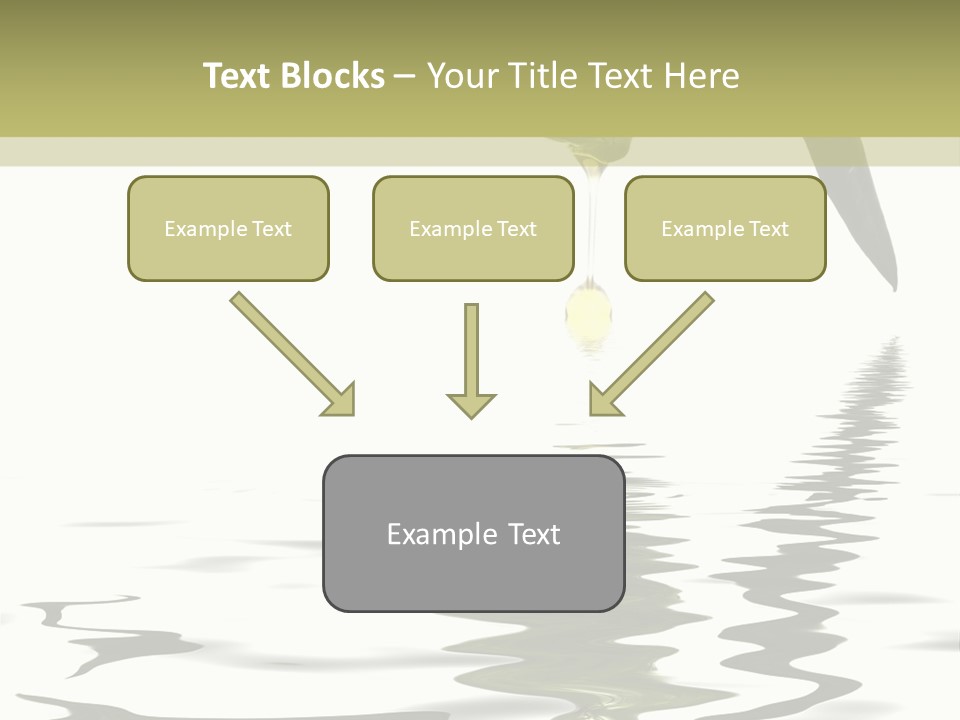 Drop Food Leaves PowerPoint Template