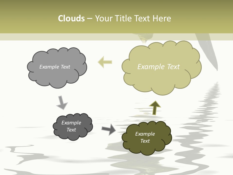 Drop Food Leaves PowerPoint Template