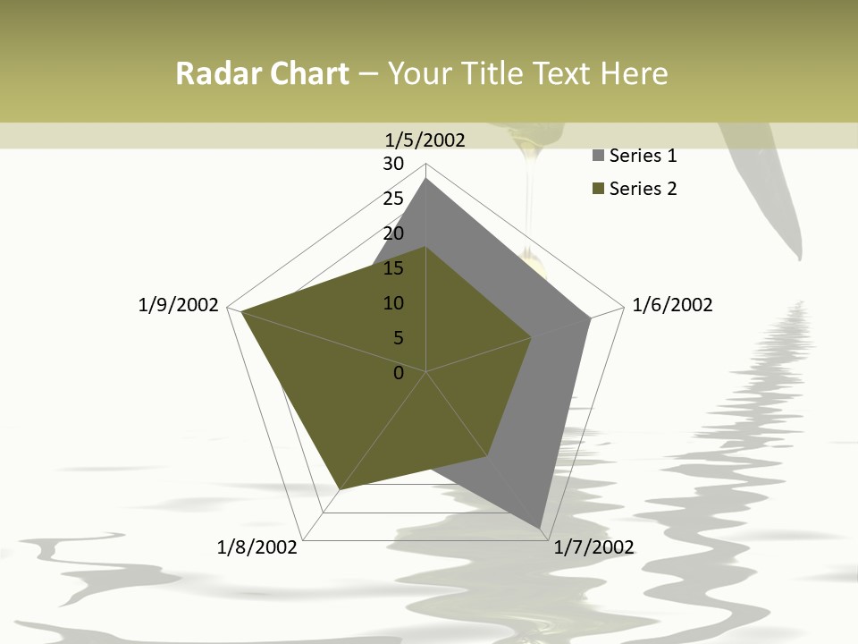 Drop Food Leaves PowerPoint Template