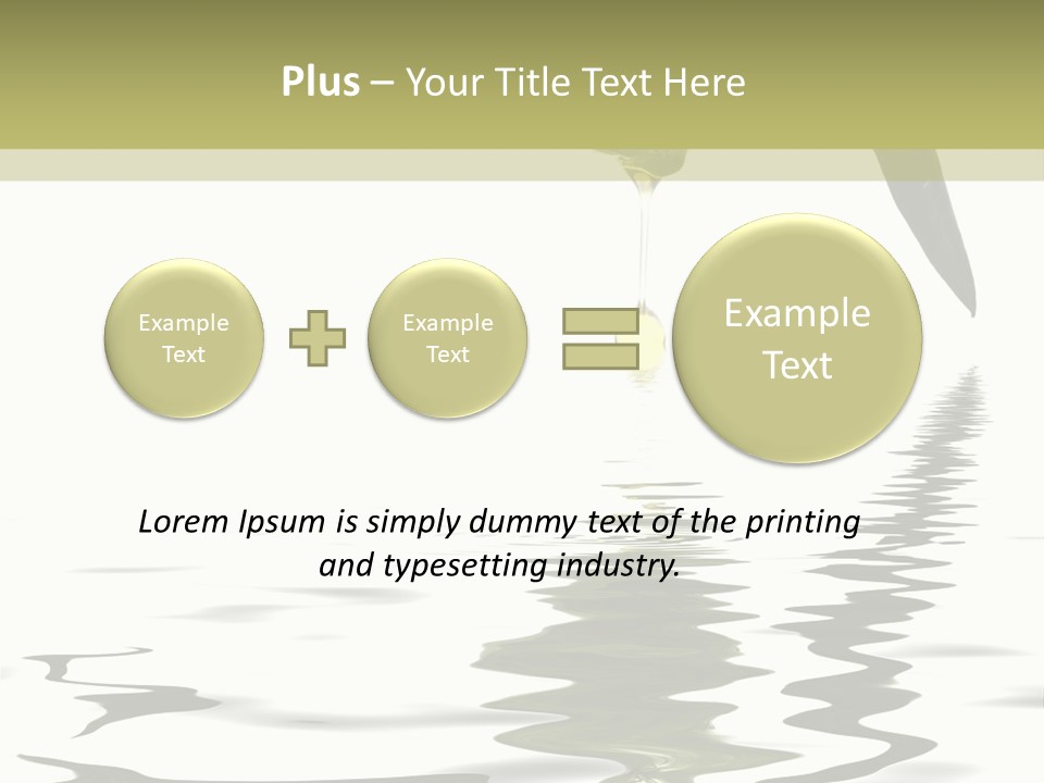 Drop Food Leaves PowerPoint Template