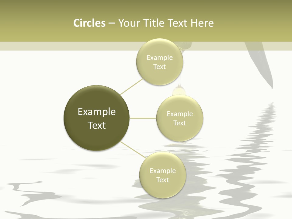 Drop Food Leaves PowerPoint Template