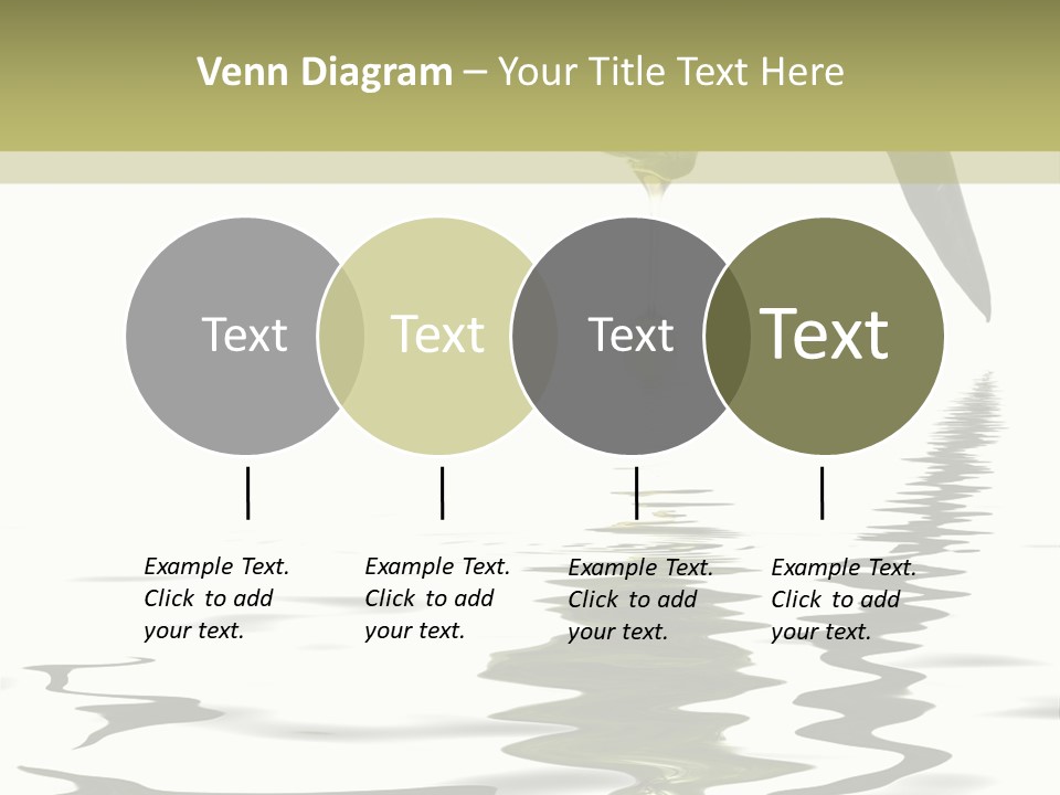 Drop Food Leaves PowerPoint Template