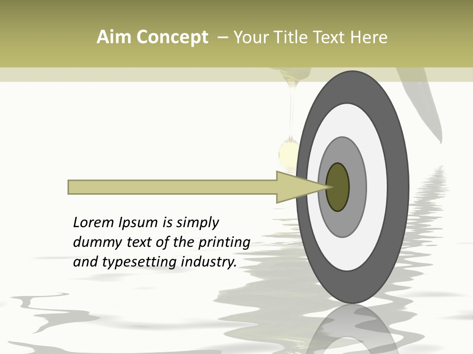 Drop Food Leaves PowerPoint Template