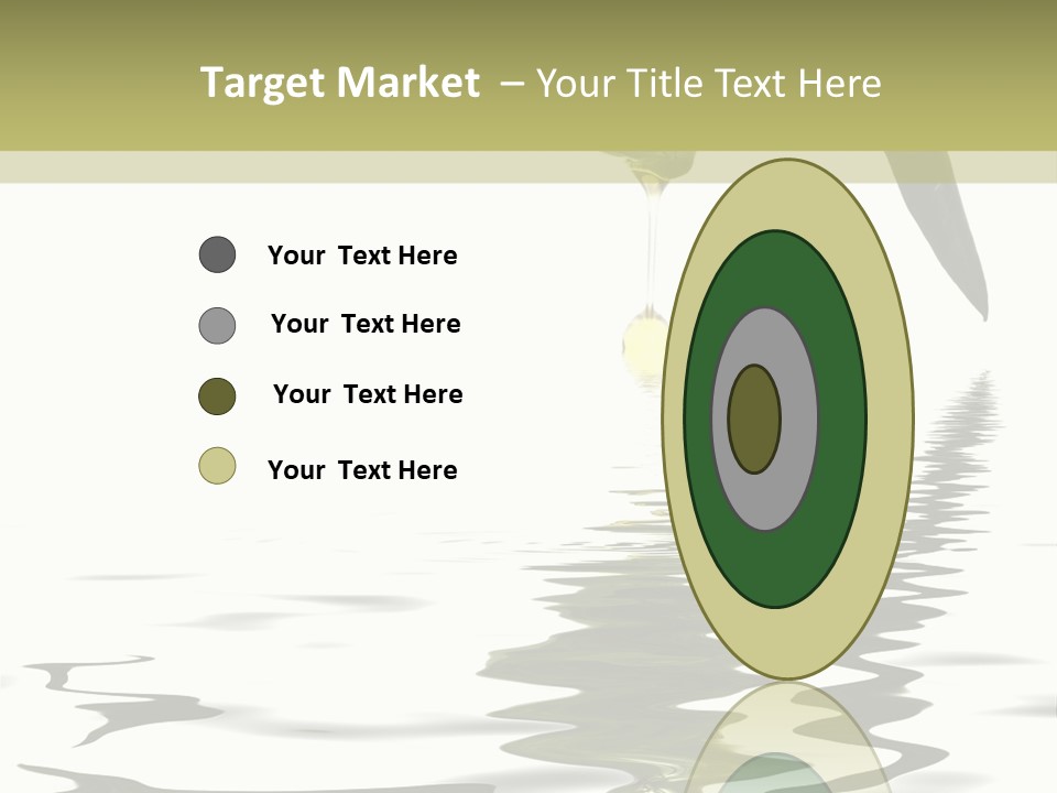 Drop Food Leaves PowerPoint Template