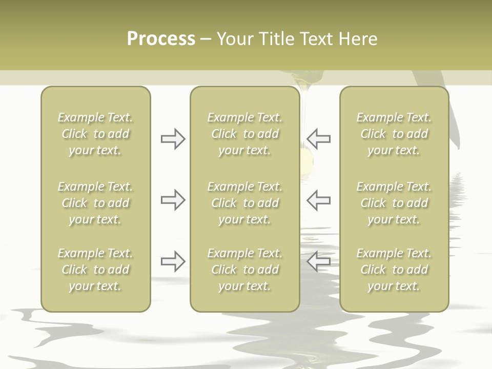 Drop Food Leaves PowerPoint Template