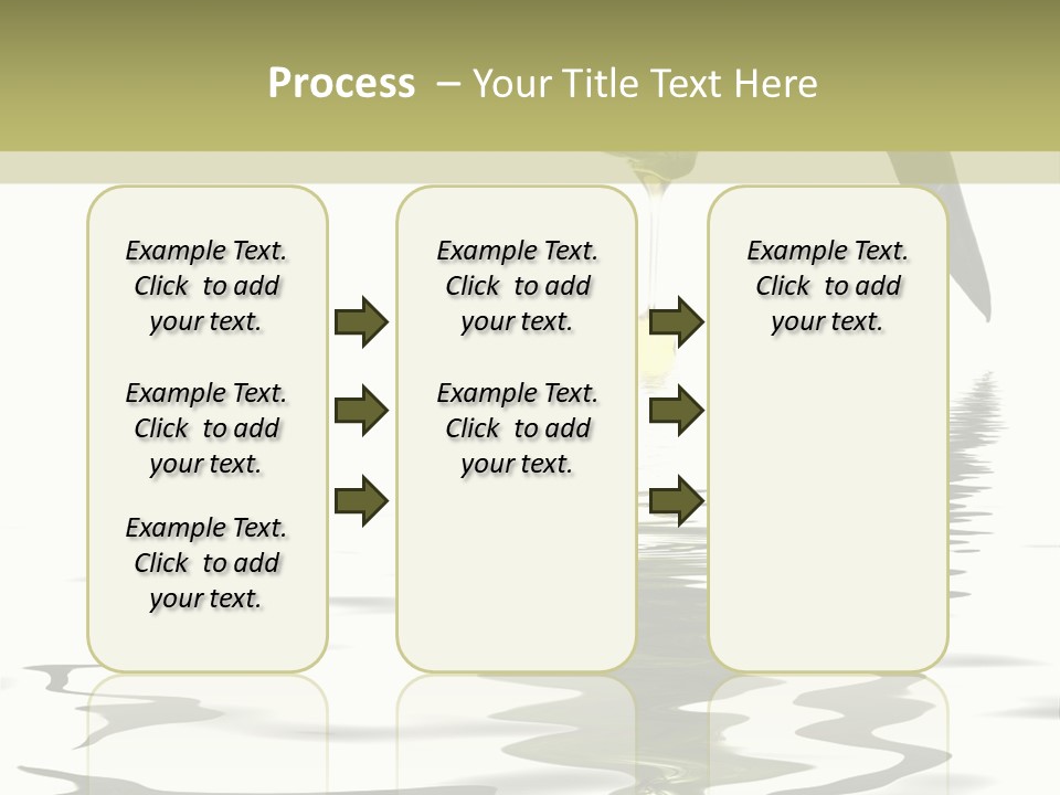 Drop Food Leaves PowerPoint Template
